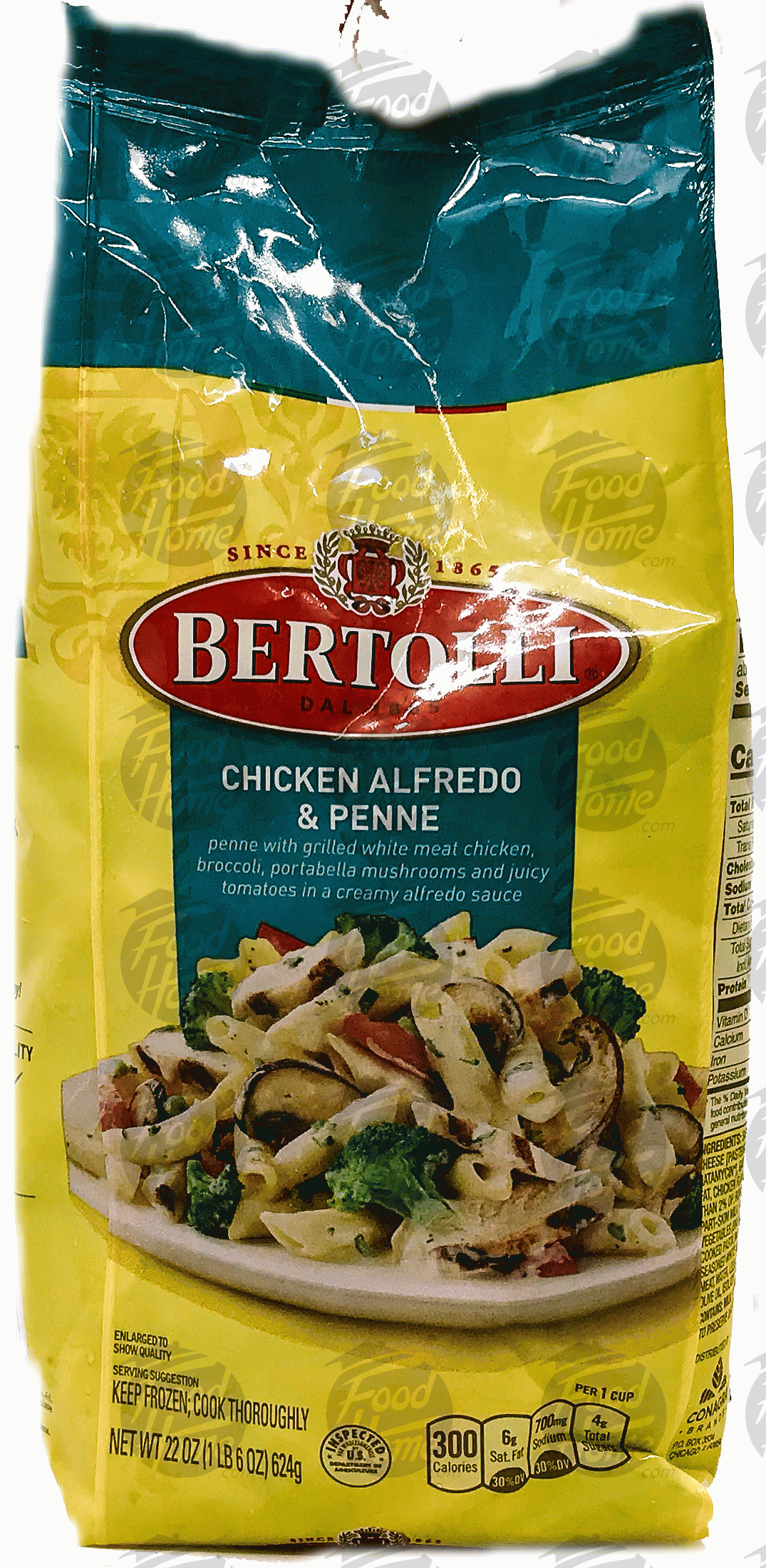 Bertolli  chicken alfredo & penne, frozen bag Full-Size Picture